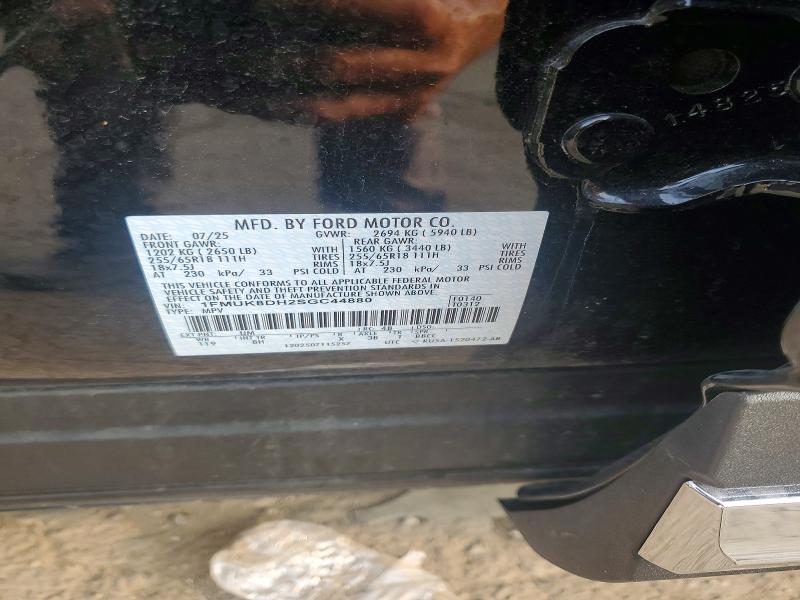 Auction sale of the 2025 Ford Explorer, vin: 1FMUK8DH2SGC44880, lot number: 59986196