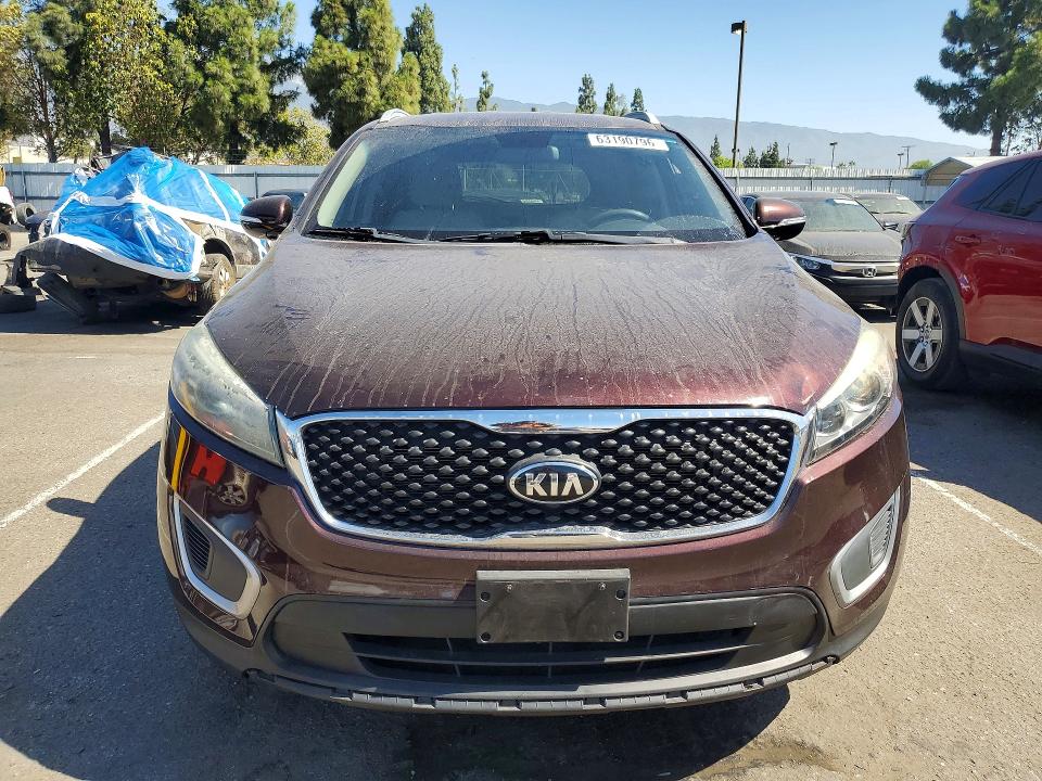 63190796 :رقم المزاد ، 5XYPG4A52GG010593 vin ، 2016 Kia Sorento مزاد بيع
