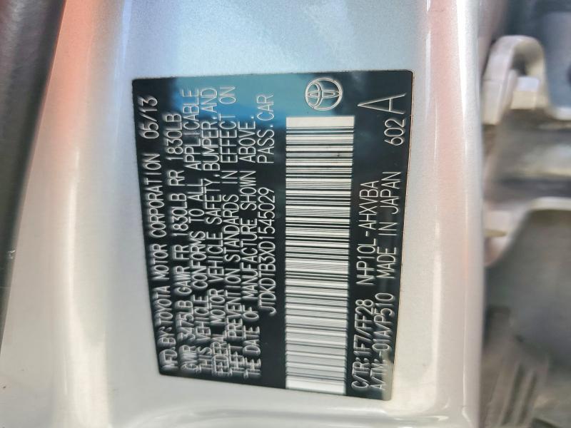 Aukcja sprzedaży 2013 Toyota Prius C, vin: JTDKDTB3XD1545029, numer aukcji: 61246886