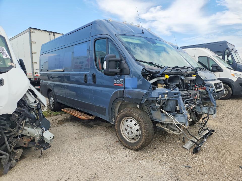 61037256 :رقم المزاد ، 3C6MRVJG2ME535660 vin ، 2021 Ram Promaster 3500 مزاد بيع
