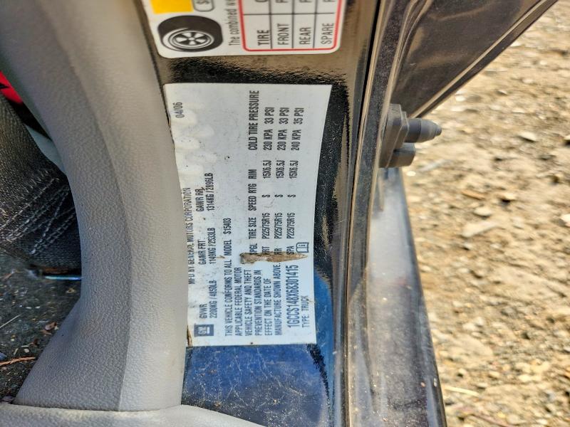 2006 Chevrolet Colorado მანქანა იყიდება აუქციონზე, vin: 1GCCS148X68301415, აუქციონის ნომერი: 62286996