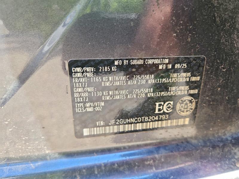 Aukcja sprzedaży 2026 Subaru Crosstrek, vin: JF2GUHNC0T8204793, numer aukcji: 62144516