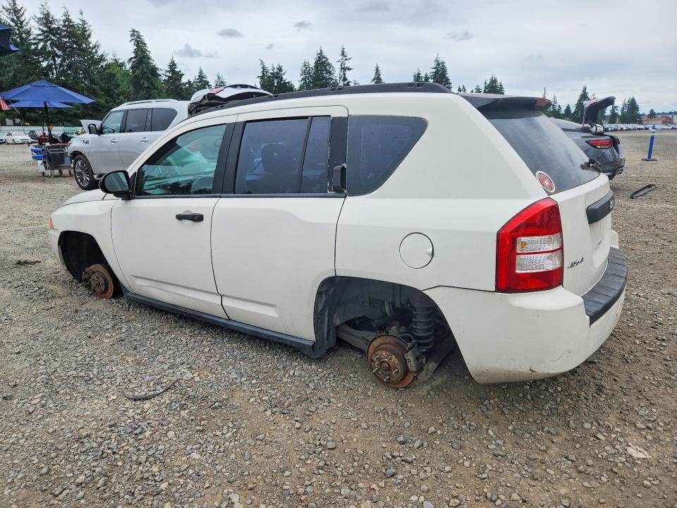 2007 Jeep Compass მანქანა იყიდება აუქციონზე, vin: 1J8FF47W57D205271, აუქციონის ნომერი: 59391926