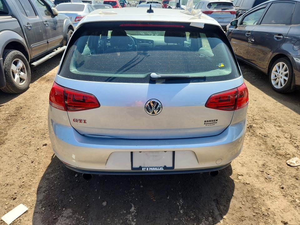 2017 Volkswagen Gti მანქანა იყიდება აუქციონზე, vin: 3VW447AU1HM007349, აუქციონის ნომერი: 57822456