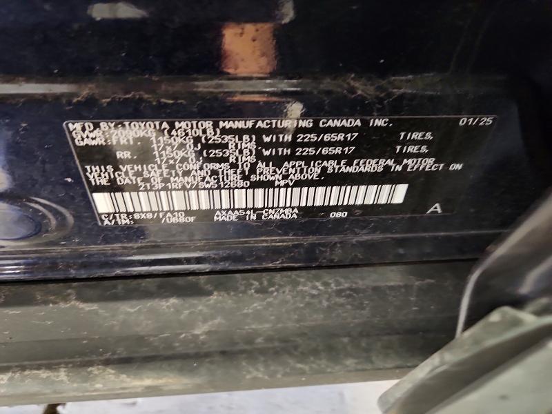 Aukcja sprzedaży 2025 Toyota Rav4, vin: 2T3P1RFV7SW512680, numer aukcji: 62222726