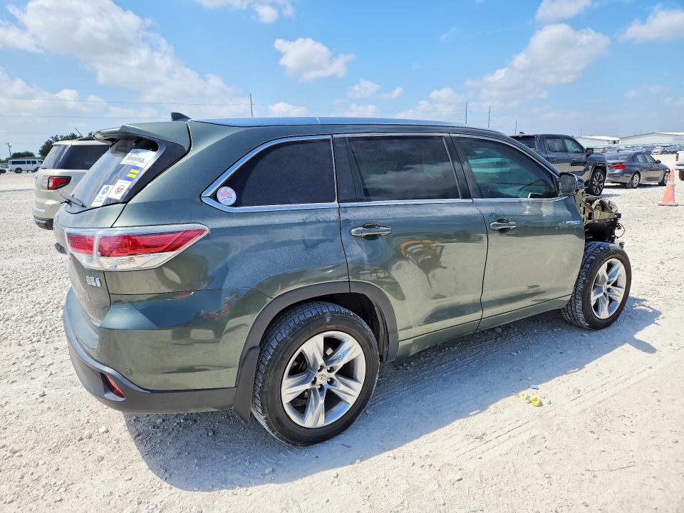 Продажа на аукционе авто 2014 Toyota Highlander Hybrid, vin: 5TDDCRFH5ES006617, номер лота: 61976296
