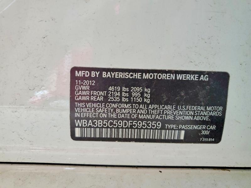 Aukcja sprzedaży 2013 Bmw 328, vin: WBA3B5C59DF595359, numer aukcji: 60272376