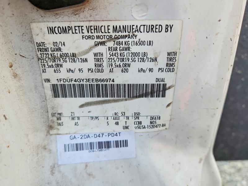 Продажа на аукционе авто 2014 Ford F450, vin: 1FDUF4GY3EEB66974, номер лота: 61903936