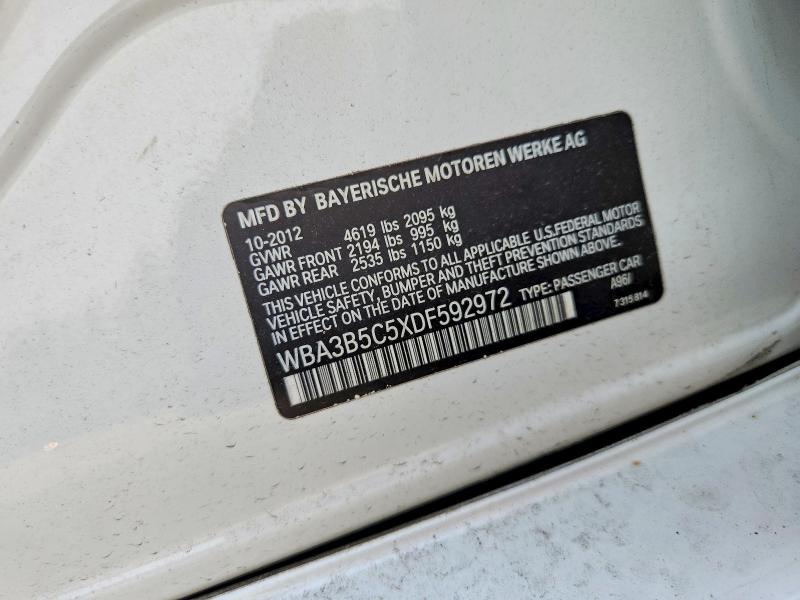 Aukcja sprzedaży 2013 Bmw 328, vin: WBA3B5C5XDF592972, numer aukcji: 62867966