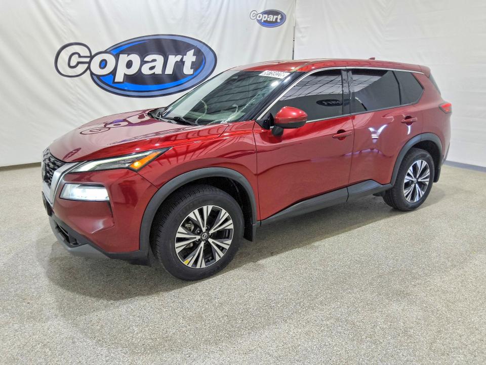 58759226 :رقم المزاد ، 5N1AT3BA6MC776135 vin ، 2021 Nissan Rogue مزاد بيع