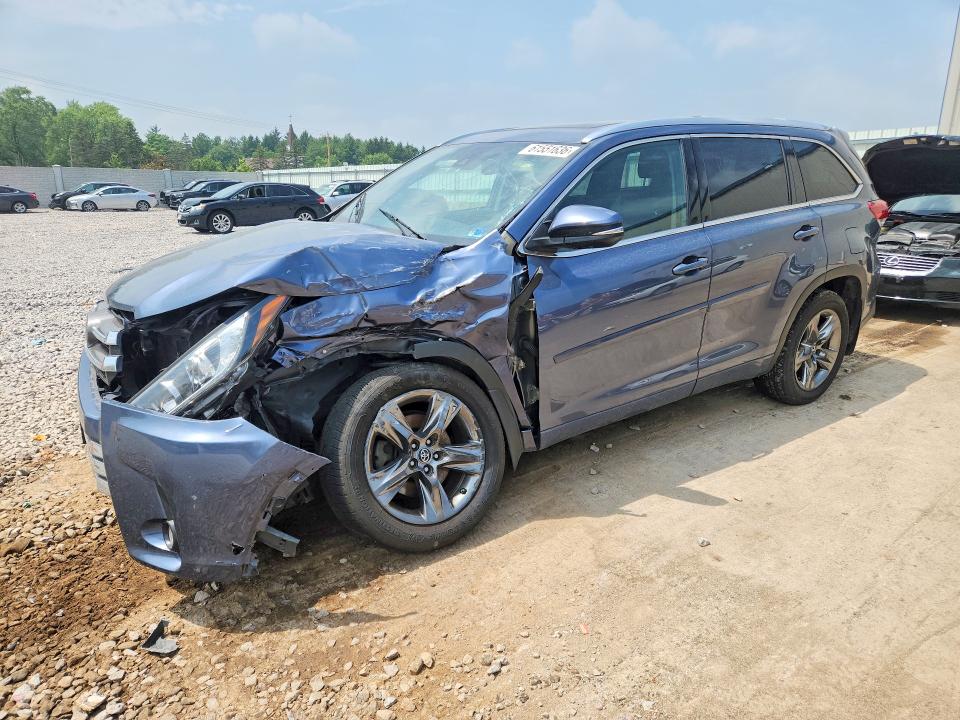 2019 Toyota Highlander მანქანა იყიდება აუქციონზე, vin: 5TDDZRFH7KS917476, აუქციონის ნომერი: 61551636