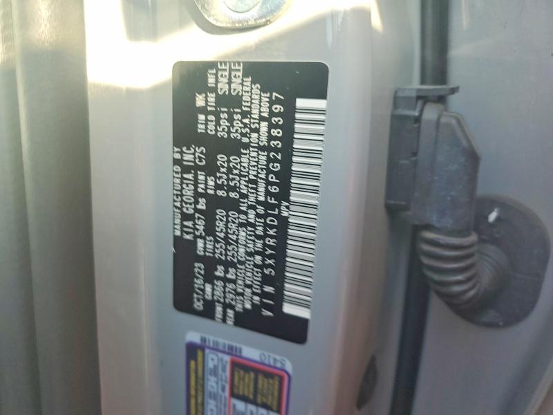 60776436 :رقم المزاد ، 5XYRKDLF6PG238397 vin ، 2023 Kia Sorento مزاد بيع