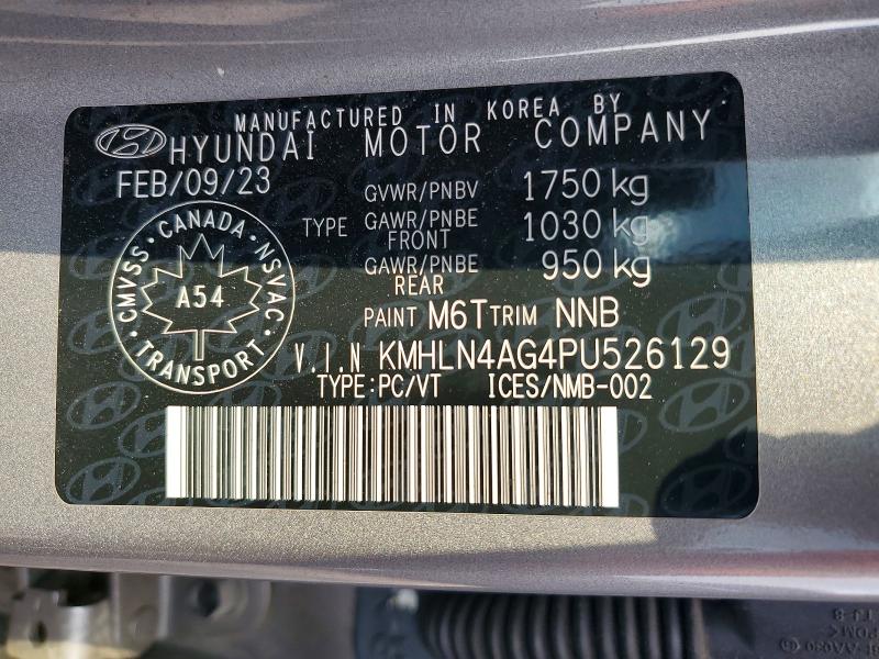 Продаж на аукціоні авто 2023 Hyundai Elantra, vin: KMHLN4AG4PU526129, номер лоту: 61467346