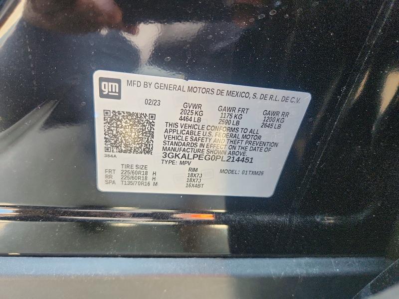 Aukcja sprzedaży 2023 Gmc Terrain, vin: 3GKALPEG0PL214451, numer aukcji: 62065256