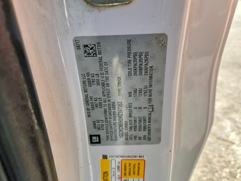 Aukcja sprzedaży 2017 Chevrolet Silverado, vin: 1GCNCNEH3HZ397963, numer aukcji: 62338526