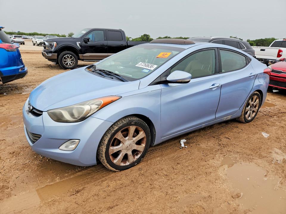 2012 Hyundai Elantra მანქანა იყიდება აუქციონზე, vin: KMHDH4AE1CU492302, აუქციონის ნომერი: 57268636