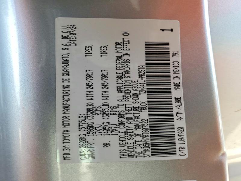 Aukcja sprzedaży 2024 Toyota Tacoma, vin: 3TYKD5HN7RT007522, numer aukcji: 61504616