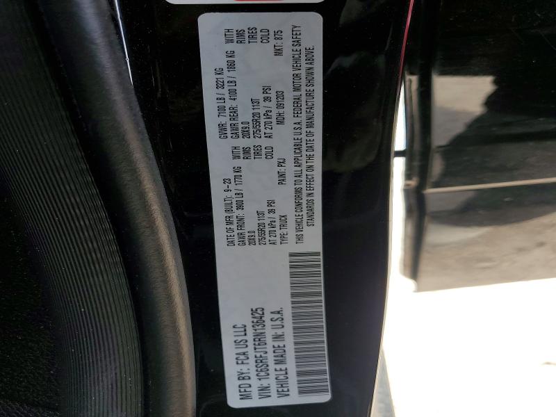 62012356 :رقم المزاد ، 1C6SRFJT6RN136425 vin ، 2024 Ram 1500 مزاد بيع