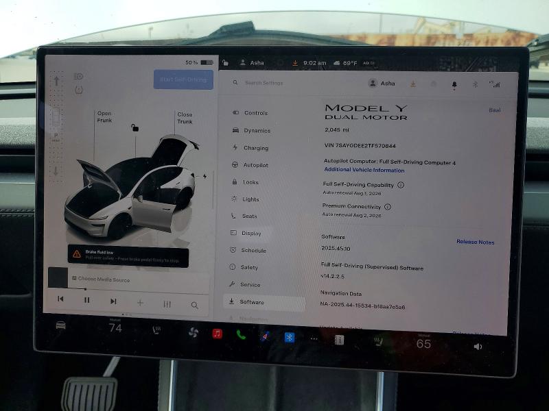 Aukcja sprzedaży 2026 Tesla Model Y, vin: 7SAYGDEE2TF570844, numer aukcji: 60413636