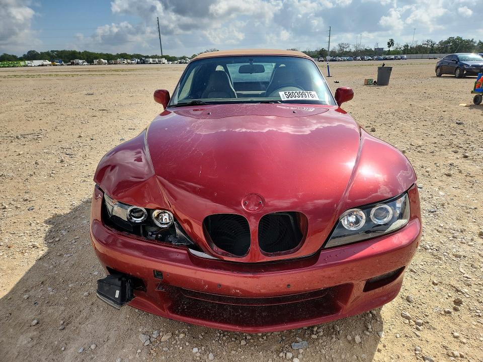 Aukcja sprzedaży 2000 Bmw Z3, vin: WBACH3341YLF44250, numer aukcji: 58039976