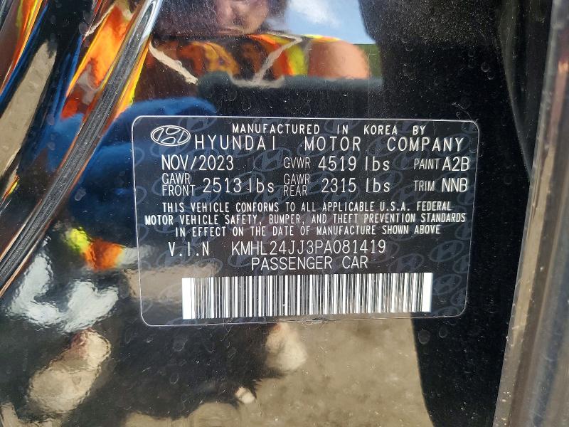 Продаж на аукціоні авто 2023 Hyundai Sonata Hybrid, vin: KMHL24JJ3PA081419, номер лоту: 60844116