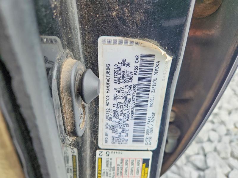 2008 Toyota Corolla მანქანა იყიდება აუქციონზე, vin: 1NXBR32E38Z973656, აუქციონის ნომერი: 59867016