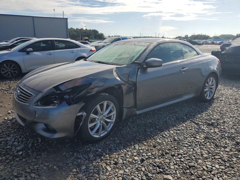 58965756 :رقم المزاد ، JN1CV6FE2EM901278 vin ، 2014 Infiniti Q60 Convertible مزاد بيع