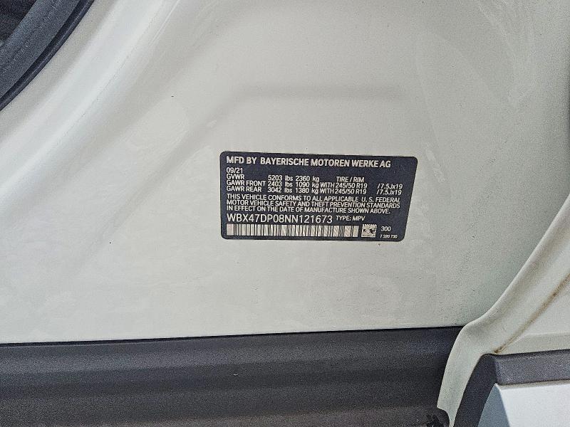 Продажа на аукционе авто 2022 Bmw X3, vin: WBX47DP08NN121673, номер лота: 60088766