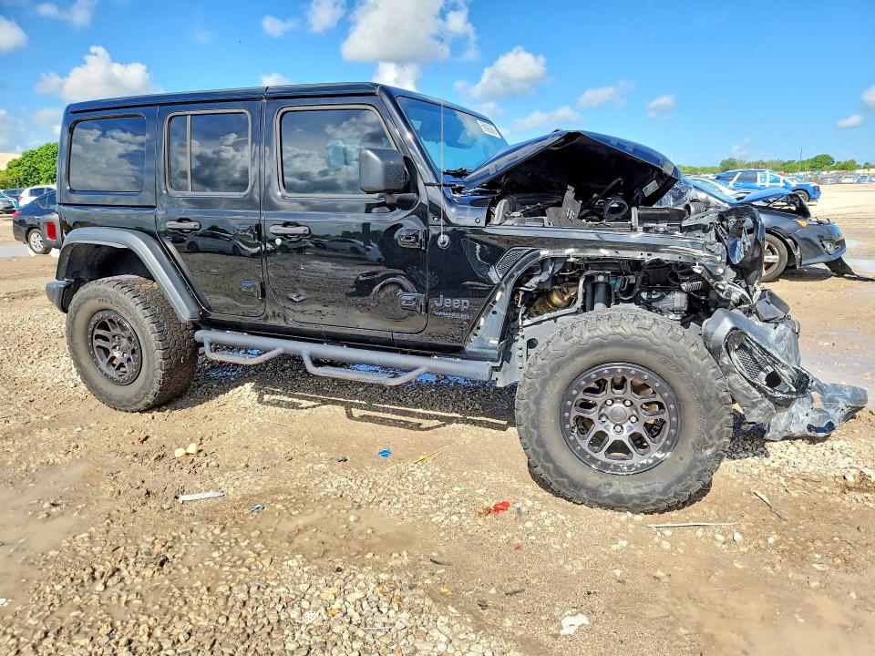 59998866 :رقم المزاد ، 1C4HJXDGXNW243013 vin ، 2022 Jeep Wrangler Unlimited مزاد بيع