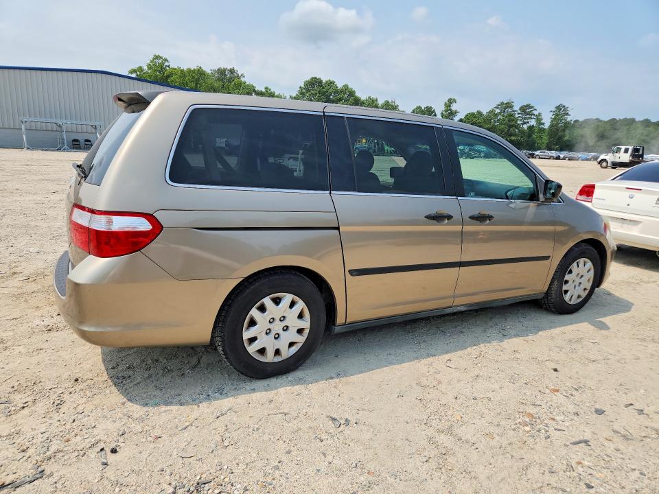 2006 Honda Odyssey მანქანა იყიდება აუქციონზე, vin: 5FNRL38246B039559, აუქციონის ნომერი: 62383456