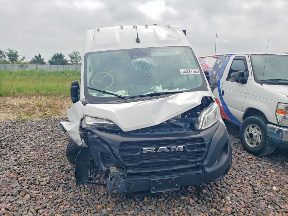 58971796 :رقم المزاد ، 3C6LRVBG6RE112517 vin ، 2024 Ram Promaster 1500 مزاد بيع