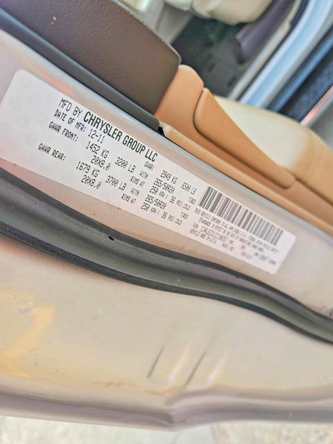 Aukcja sprzedaży 2012 Jeep Grand Cherokee, vin: 1C4RJECG1CC190257, numer aukcji: 60814856