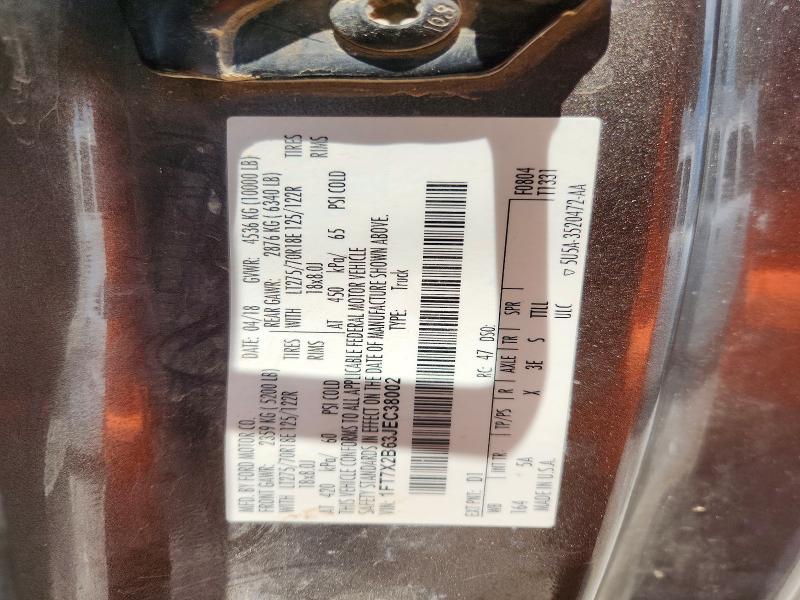 Aukcja sprzedaży 2018 Ford F250, vin: 1FT7X2B63JEC38002, numer aukcji: 61983766