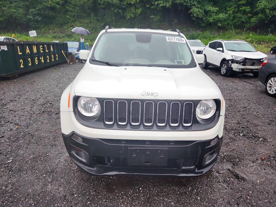Продажа на аукционе авто 2016 Jeep Renegade, vin: ZACCJBBT8GPE27993, номер лота: 63177926