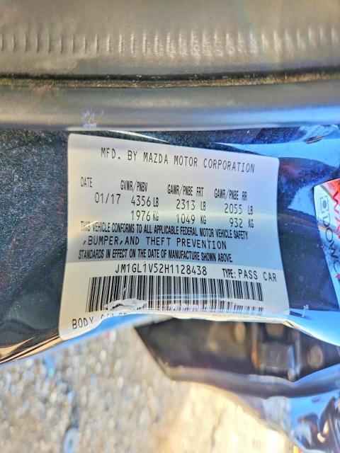 Продаж на аукціоні авто 2017 Mazda 6, vin: JM1GL1V52H1128438, номер лоту: 63229066