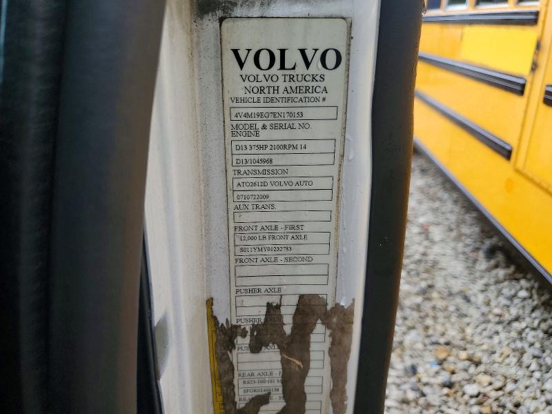 Aukcja sprzedaży 2014 Volvo Vn, vin: 4V4M19EG7EN170153, numer aukcji: 61046386
