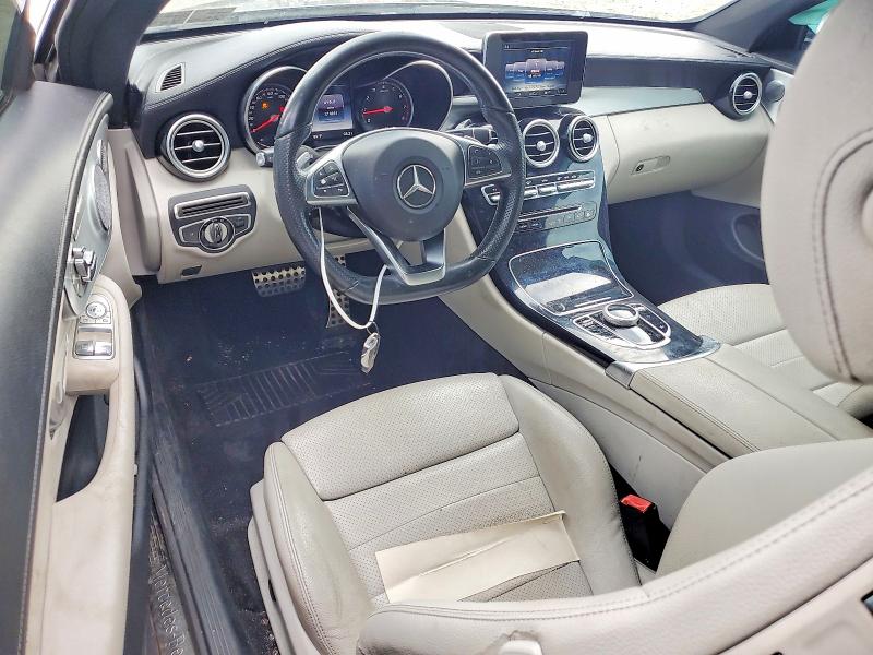 2017 Mercedes-benz C მანქანა იყიდება აუქციონზე, vin: WDDWJ4KB6HF407395, აუქციონის ნომერი: 60784446