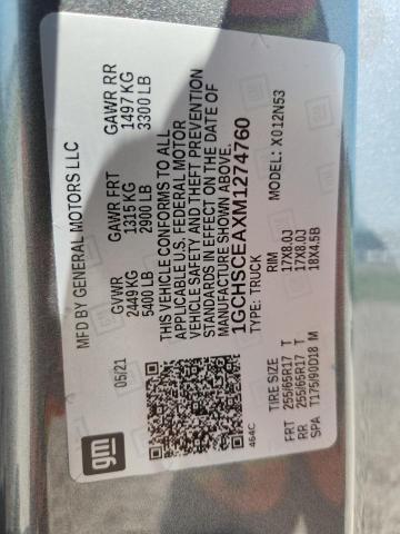 Продажа на аукционе авто 2021 Chevrolet Colorado, vin: 1GCHSCEAXM1274760, номер лота: 62542866