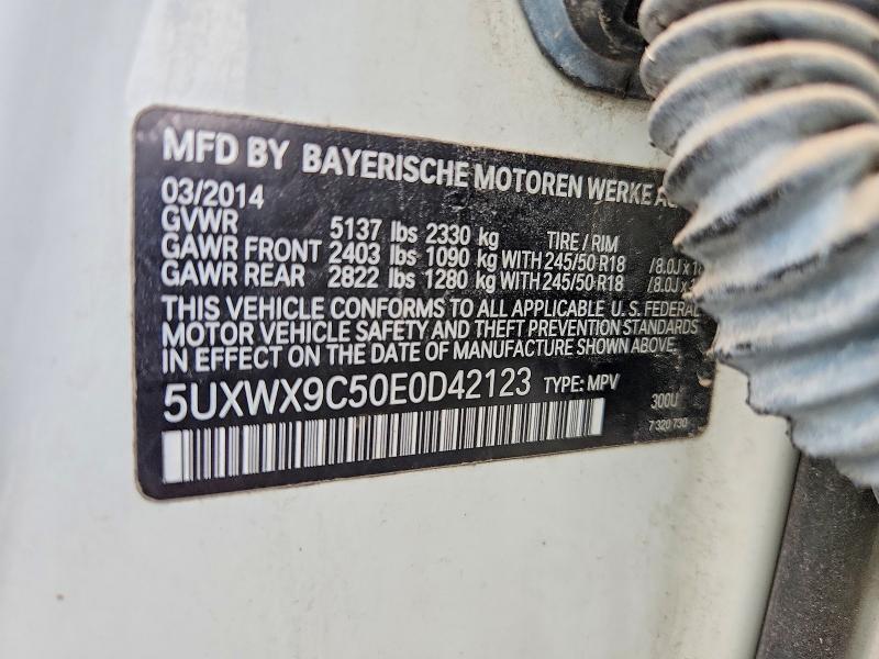 Aukcja sprzedaży 2014 Bmw X3, vin: 5UXWX9C50E0D42123, numer aukcji: 61680856