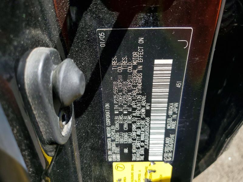 Aukcja sprzedaży 2005 Lexus Rx, vin: JTJGA31UX50054568, numer aukcji: 62720246