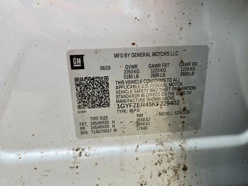 Продаж на аукціоні авто 2019 Cadillac Xt4, vin: 1GYFZER45KF229402, номер лоту: 61920496