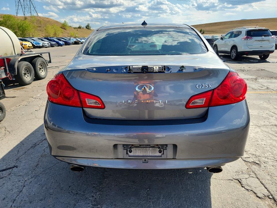 2011 Infiniti G25 Sedan მანქანა იყიდება აუქციონზე, vin: JN1DV6AR3BM651835, აუქციონის ნომერი: 61211626