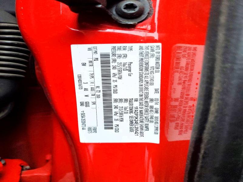 Продаж на аукціоні авто 2014 Ford Focus, vin: 1FADP3K24EL295421, номер лоту: 62925396