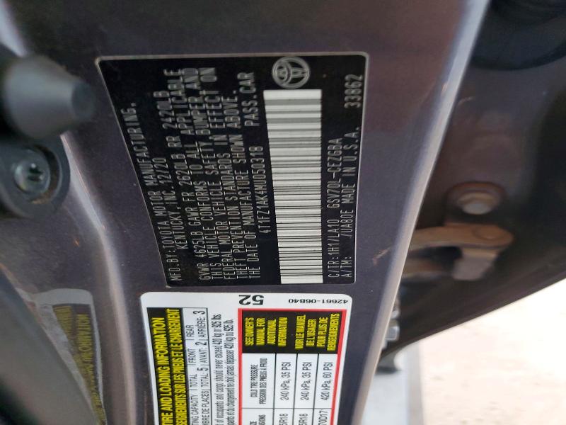 60018226 :رقم المزاد ، 4T1FZ1AK4MU050318 vin ، 2021 Toyota Camry مزاد بيع