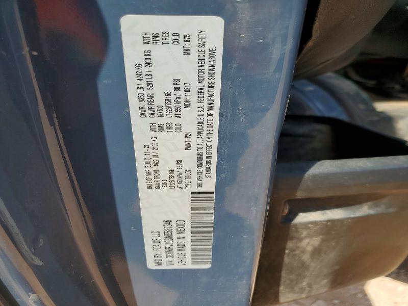 Aukcja sprzedaży 2021 Ram Promaster 3500, vin: 3C6MRVJG3ME587346, numer aukcji: 61141766