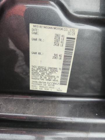 Aukcja sprzedaży 2019 Nissan Altima, vin: 1N4BL4BV5KN327862, numer aukcji: 62198186