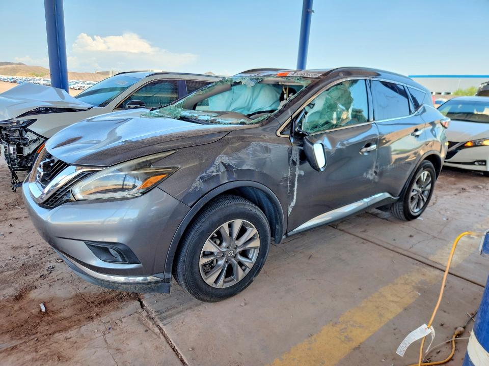 Aukcja sprzedaży 2018 Nissan Murano, vin: 5N1AZ2MG0JN166001, numer aukcji: 61340636