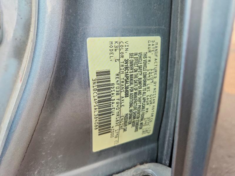 Aukcja sprzedaży 2010 Nissan Versa, vin: 3N1BC1AP5AL384088, numer aukcji: 62032036