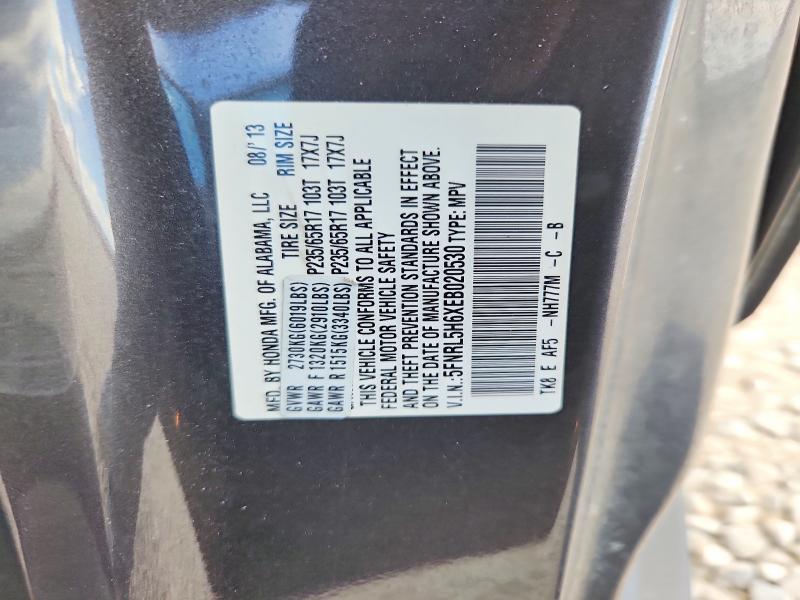 Продаж на аукціоні авто 2014 Honda Odyssey, vin: 5FNRL5H6XEB020530, номер лоту: 61633756