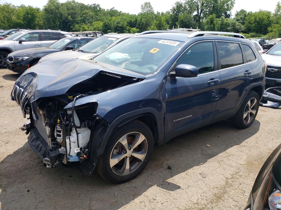 60201826 :رقم المزاد ، 1C4PJMDX8KD480259 vin ، 2019 Jeep Cherokee مزاد بيع